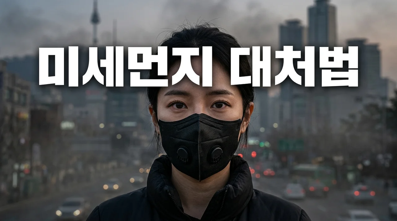미세먼지 대처법 완벽 가이드: 건강 지키는 실용적 방법 총정리