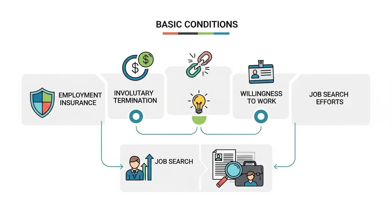 2026년 실업급여 수급을 위한 핵심 기본 조건