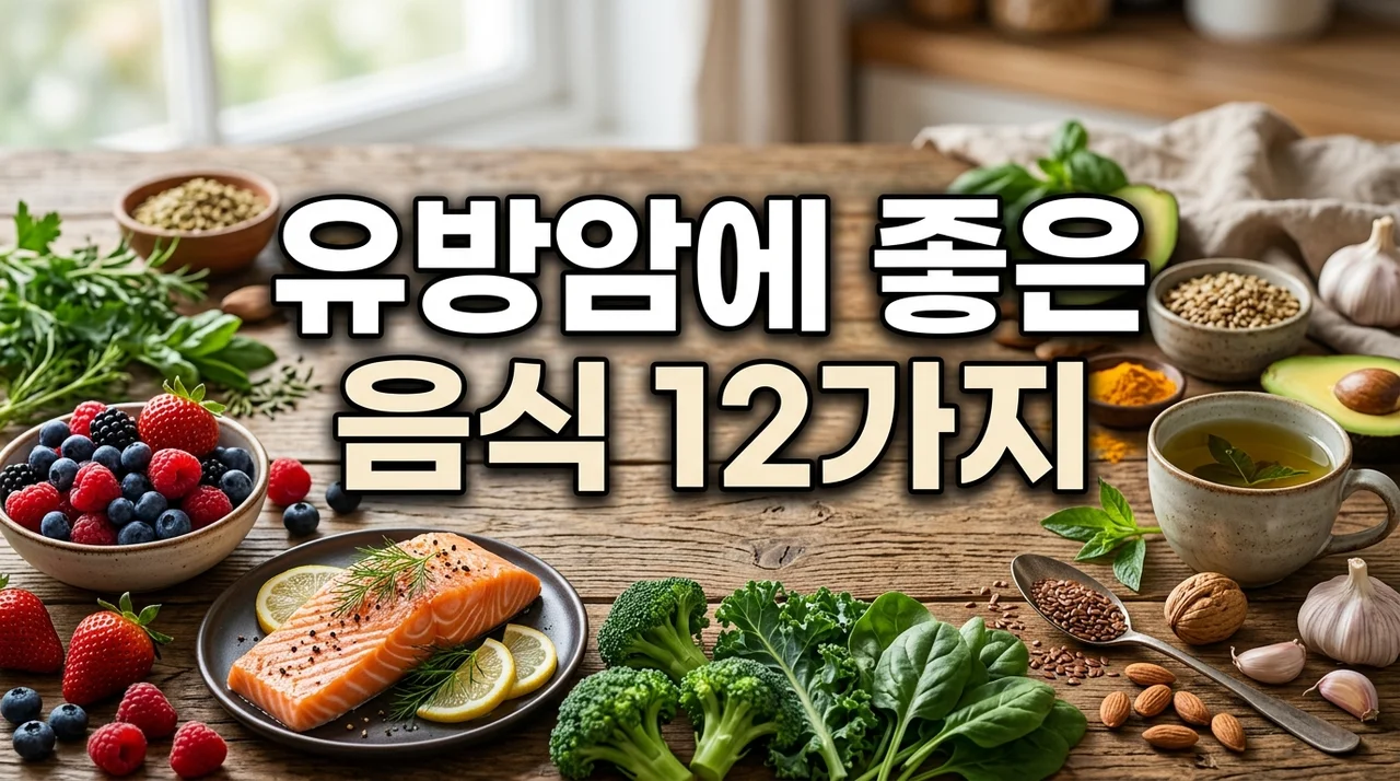 유방암에 좋은 음식 12가지: 의사도 추천하는 면역력 강화 식단