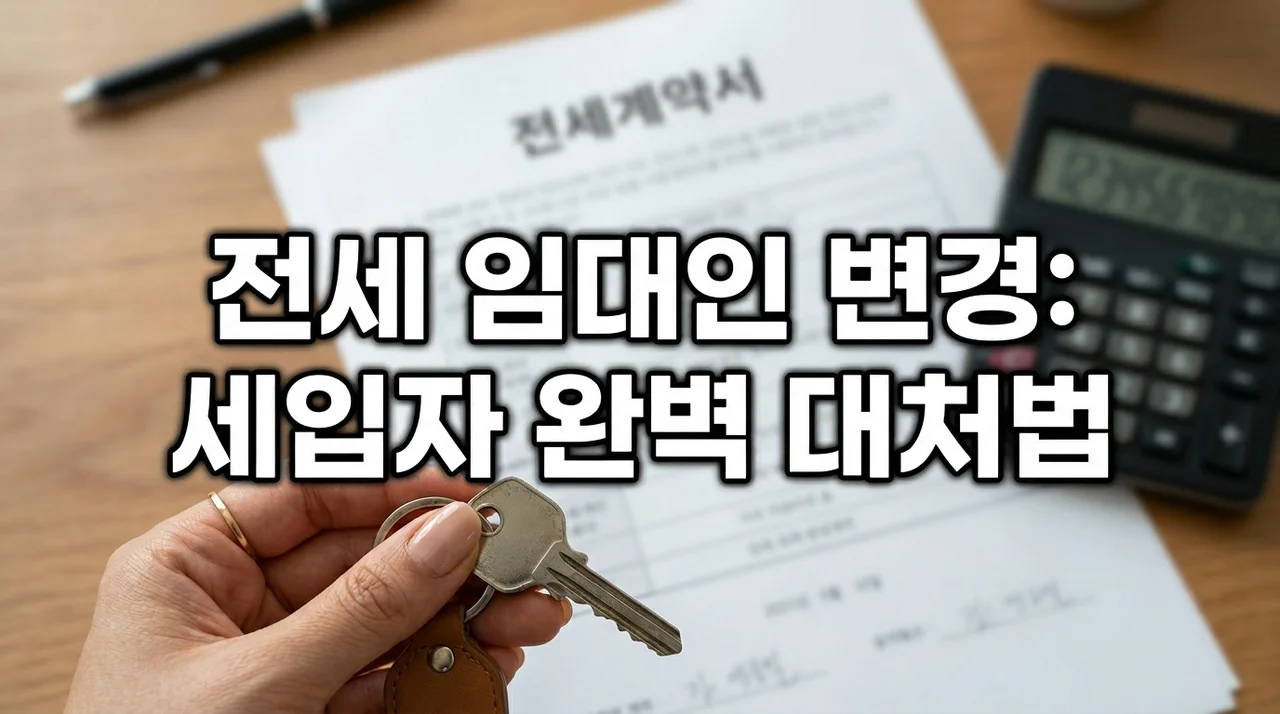 전세 임대인 변경, 세입자 권리부터 대출까지 완벽 가이드