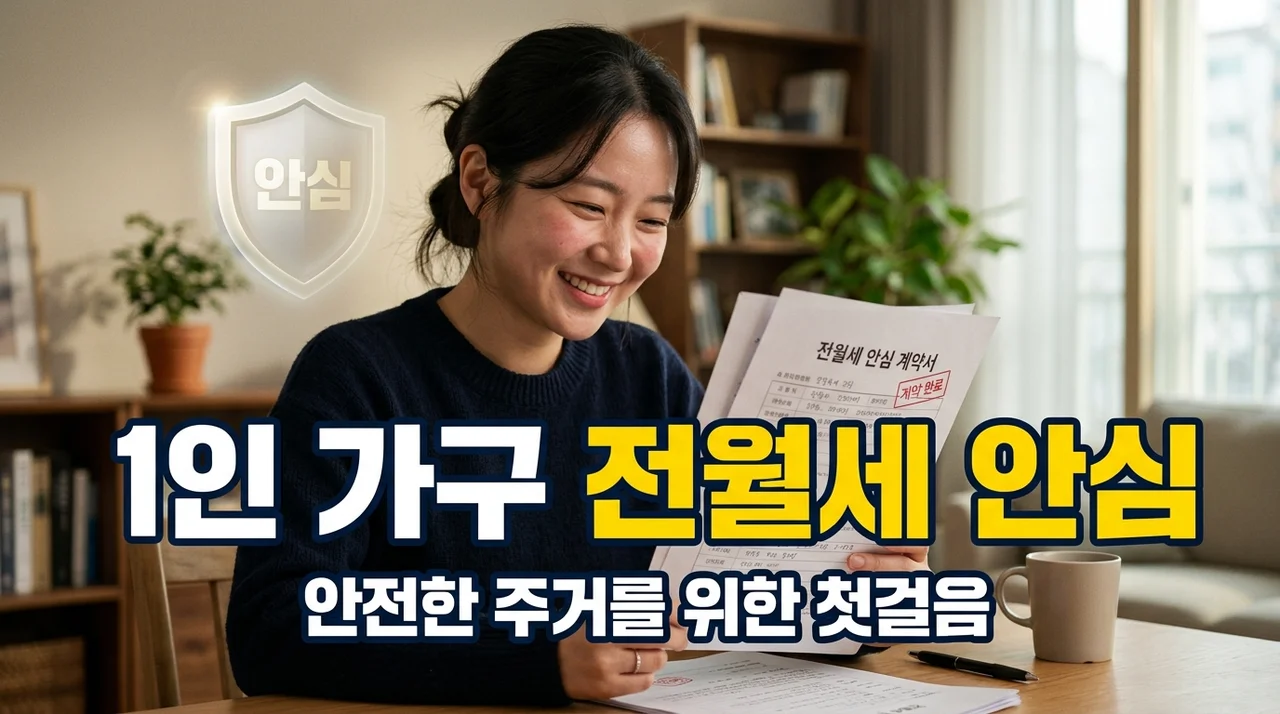 1인 가구 전월세 안심 서비스: 전세사기 예방부터 계약 지원까지 완벽 가이드