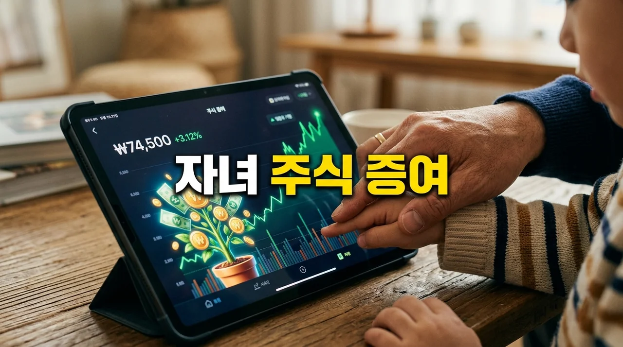 자녀 주식 증여, 현명한 절세 전략과 단계별 가이드