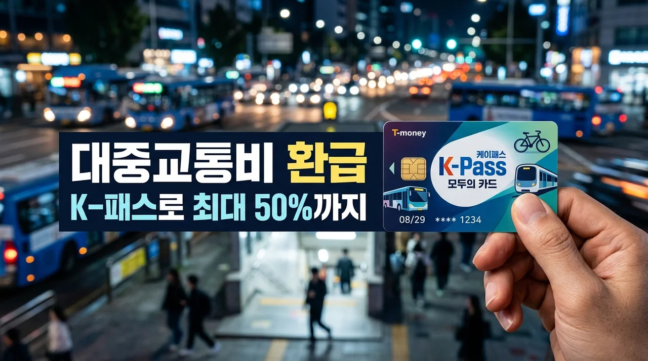 K-패스 모두의 카드 대중교통비 환급: 신청부터 무제한 혜택까지 완벽 가이드