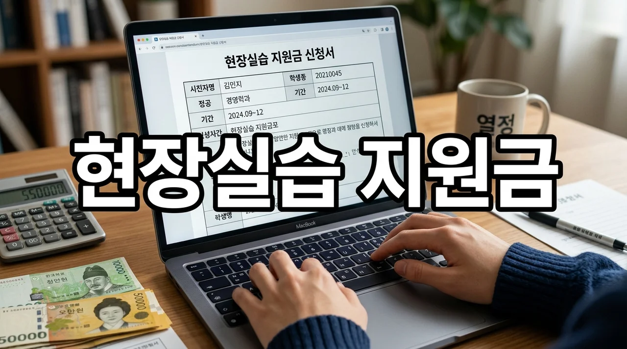현장실습 지원금 신청부터 지급시기까지, 완벽 가이드