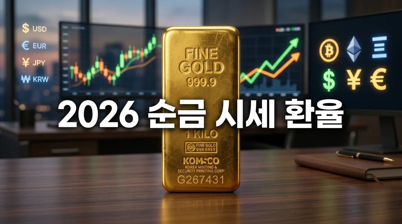 2026년 순금 시세 전망: 환율 변동과 금값 투자 전략 완벽 분석