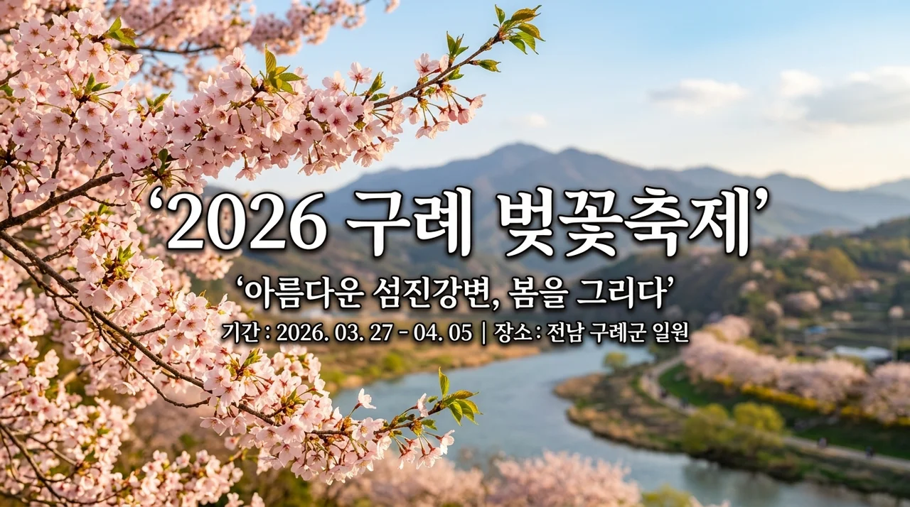 2026 구례 벚꽃축제: 개화 시기, 교통, 행사 완벽 가이드!