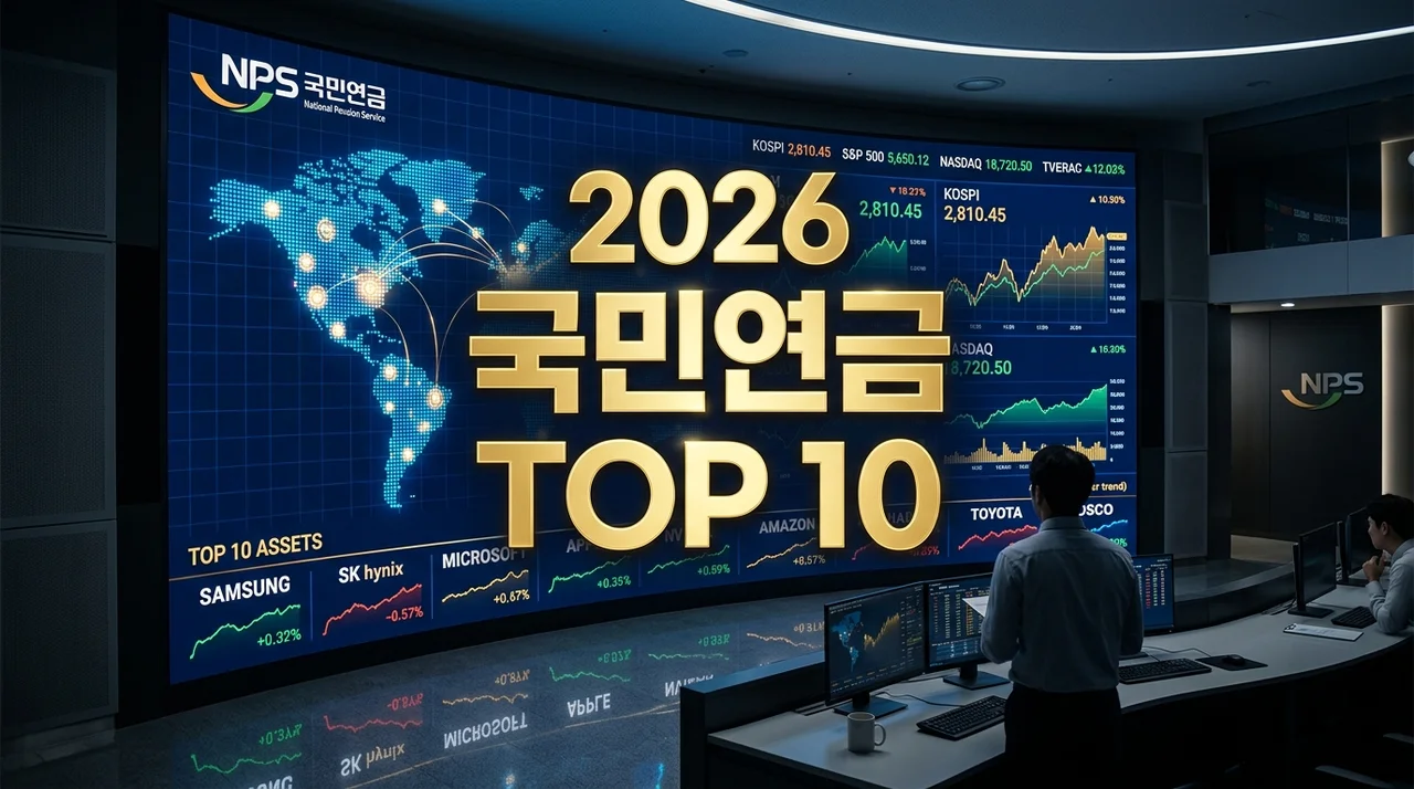 2026년 국민연금 투자 종목 10개사 및 포트폴리오 변화 핵심 정리