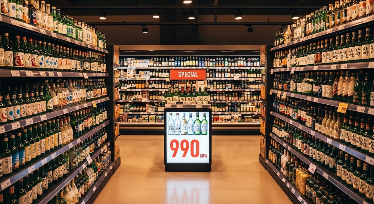 990원 소주, 왜 동네 슈퍼인가?