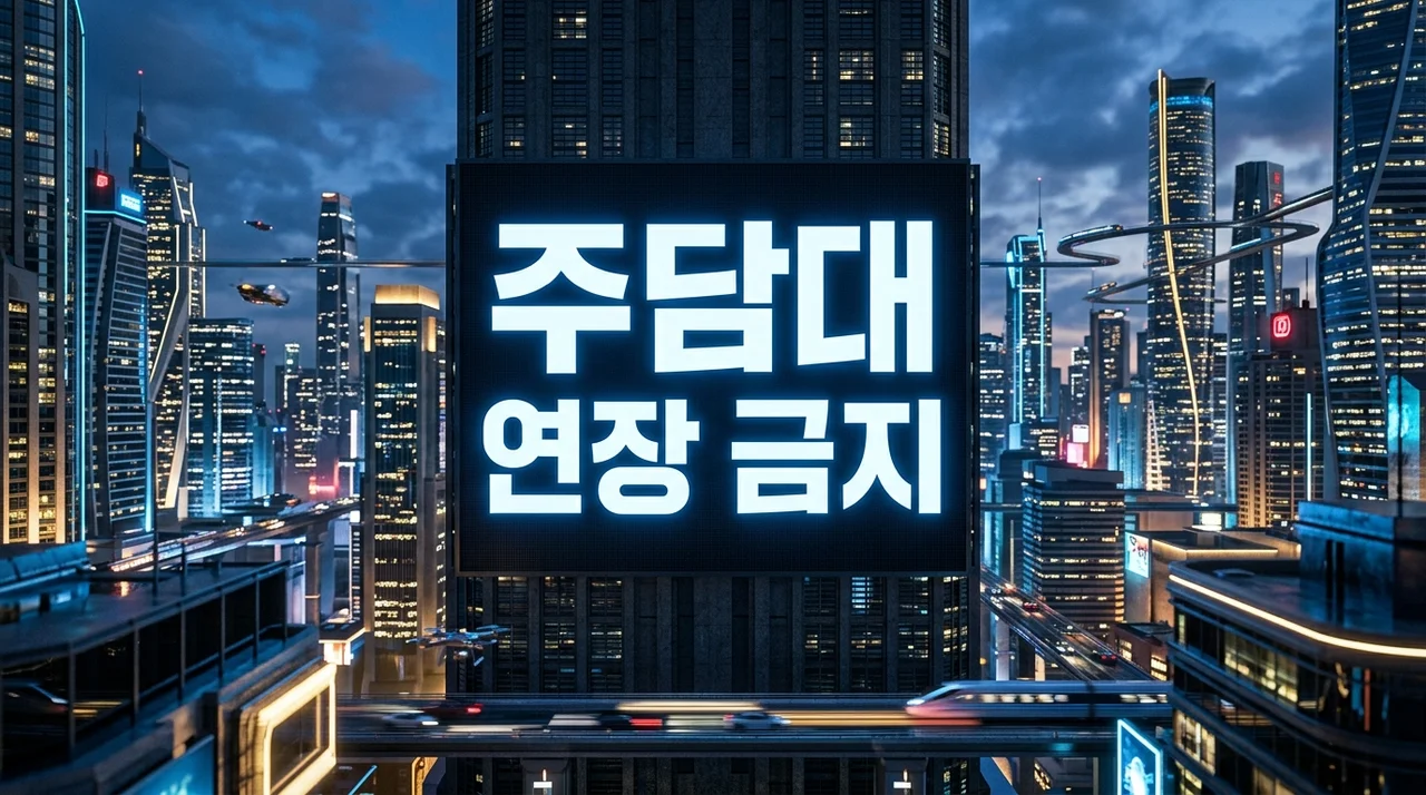 다주택자 수도권 주담대 연장 금지: 새로운 규제의 영향