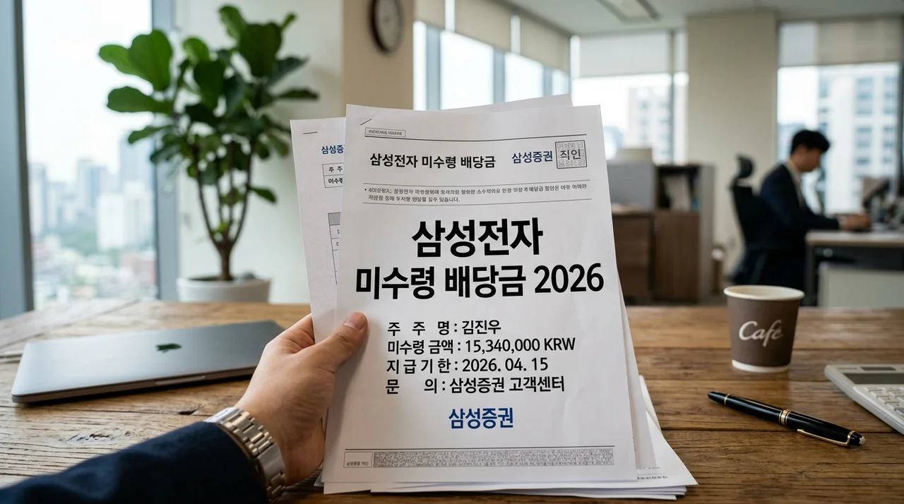 2026 삼성전자 미수령 배당금 조회 및 지급일 안내