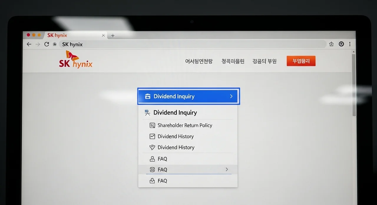 배당금 조회 방법