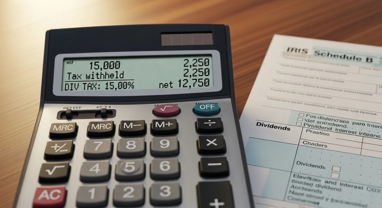 배당 소득세와 세금 계산