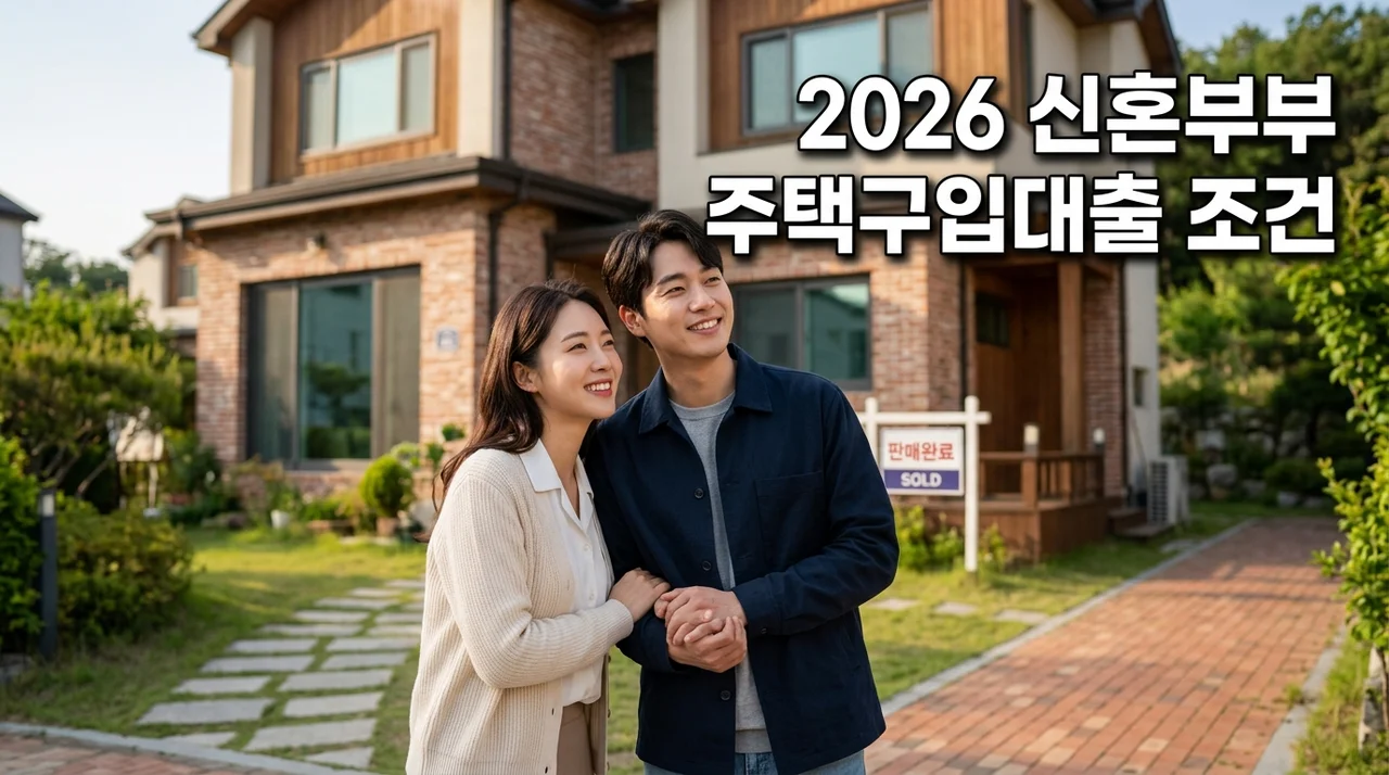 2026 신혼부부 주택구입대출 조건 및 혜택 총정리