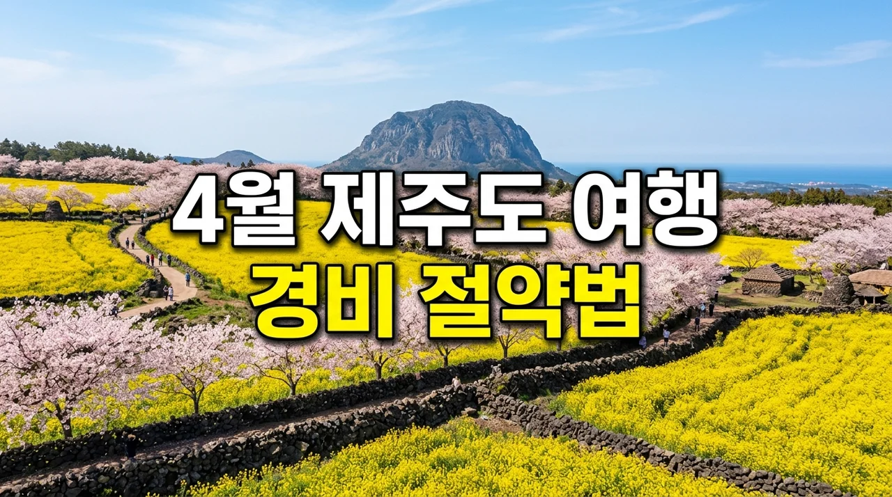 2026년 4월 제주도 여행 경비 절약 가이드: 알뜰하게 즐기는 봄 여행 팁