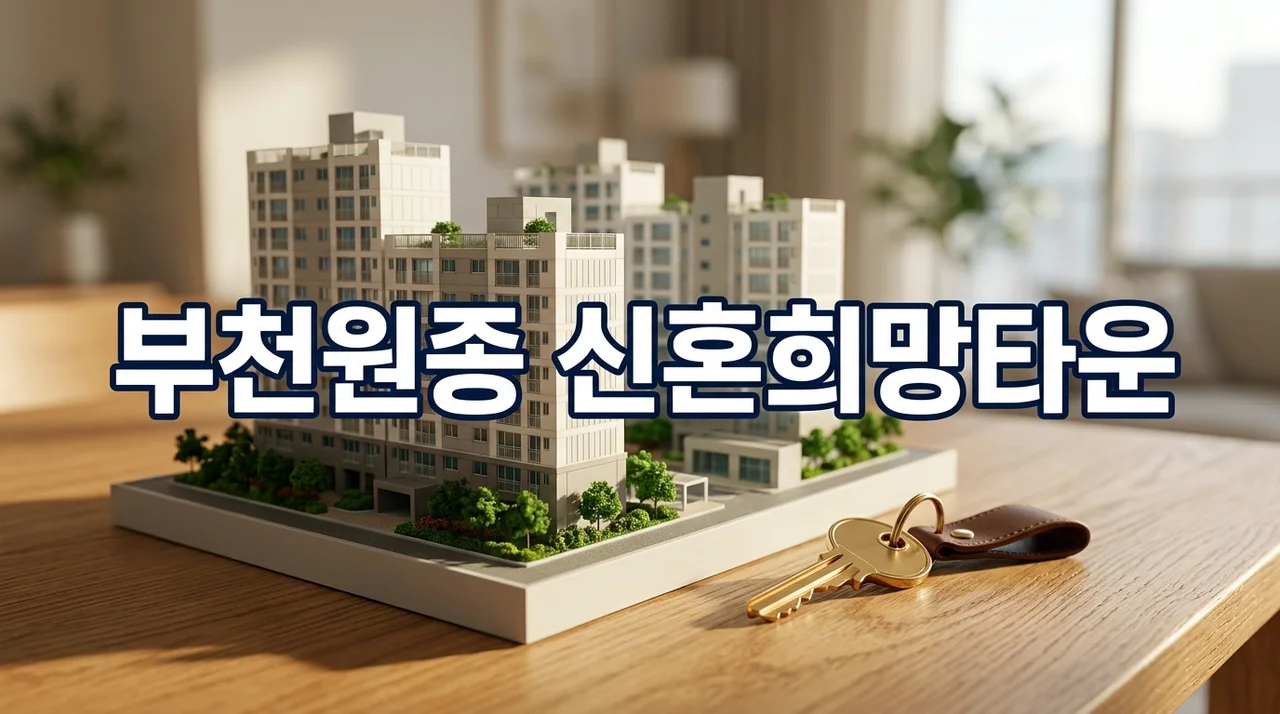 부천원종 B2블록 신혼희망타운 모집공고 분석: 분양가, 자격 및 청약 방법 총정리