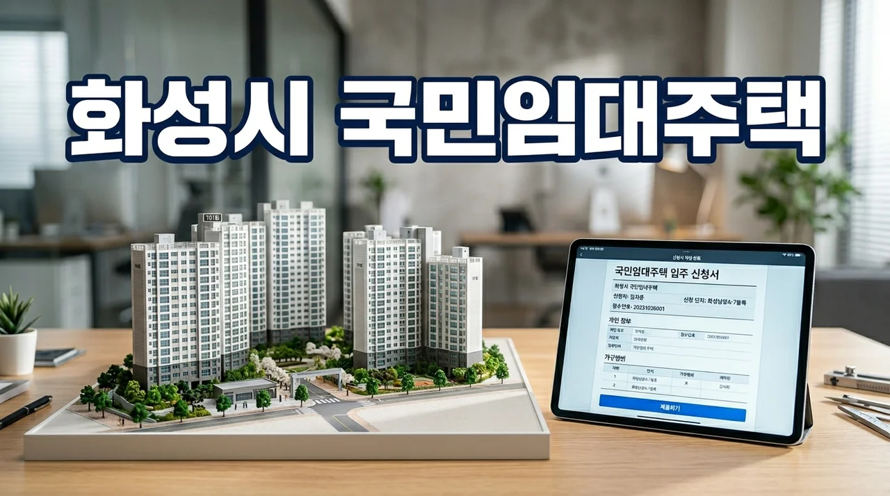 화성시 국민임대주택 예비입주자 모집 총정리: 자격, 소득기준, 신청방법