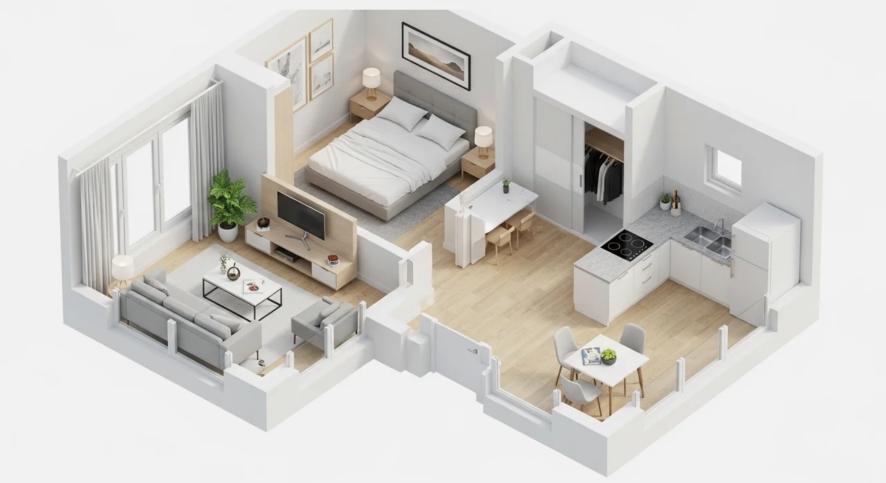 주택 평면도 및 단지 특징