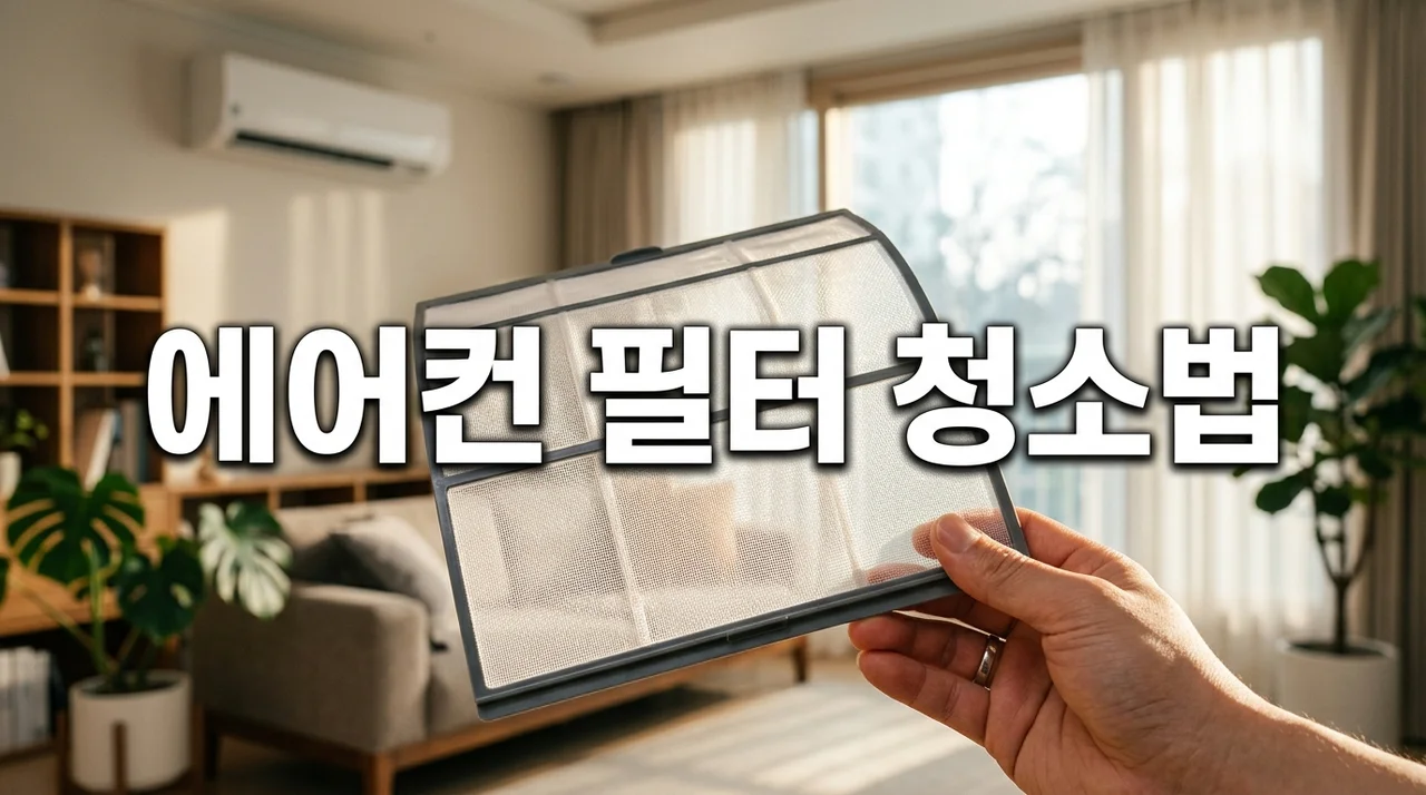 에어컨 필터 청소 방법: 전기세 절감과 건강을 위한 완벽 가이드