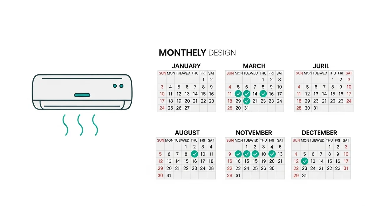 최적의 에어컨 관리 주기 및 체크리스트