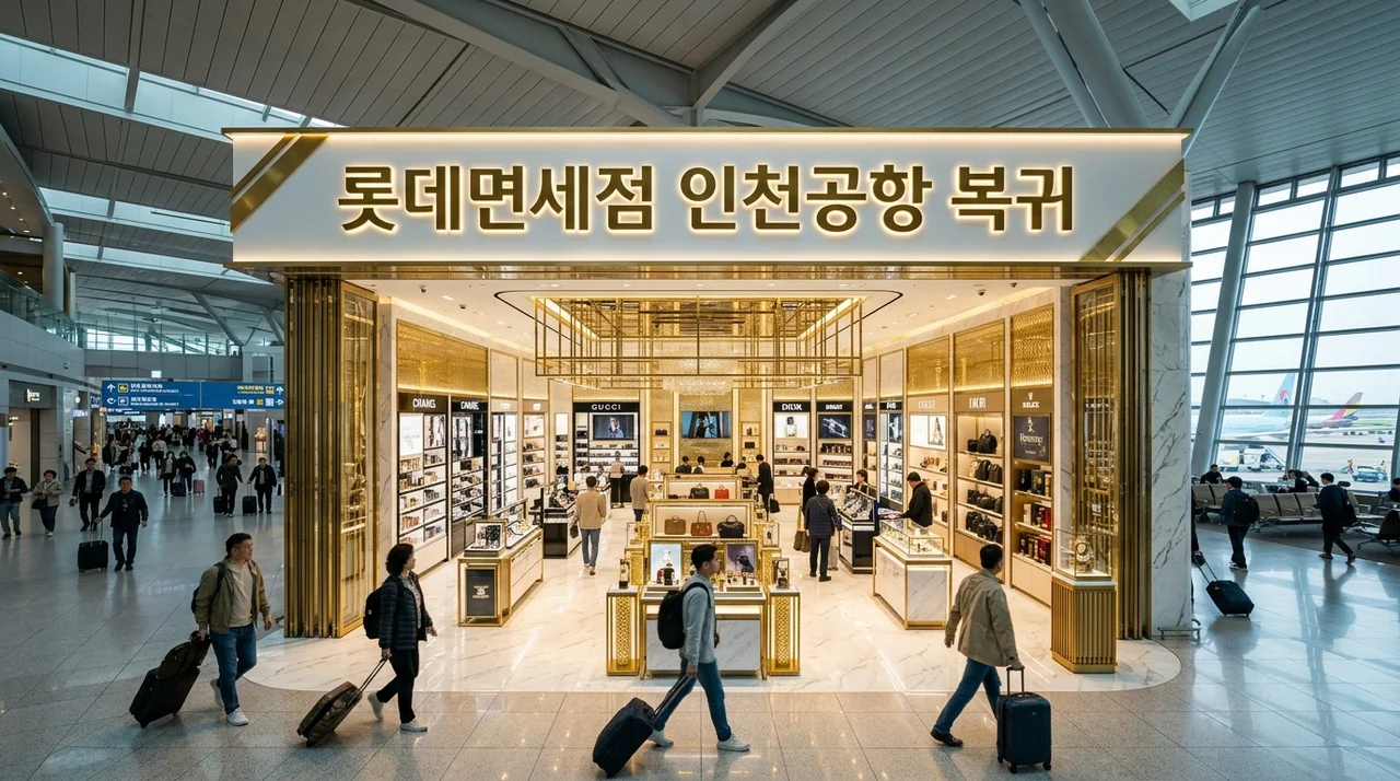 롯데면세점 인천공항 3년 만의 복귀! DF1 구역 영업 재개 및 쇼핑 팁 총정리