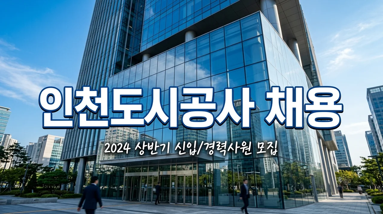 2026 인천도시공사 신입직원 60명 채용 공고 완벽 정리: 지원자격 및 합격 전략
