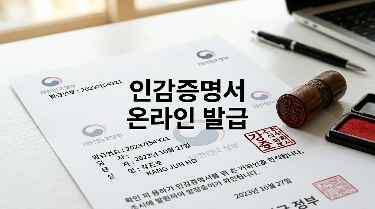 인감증명서 온라인 발급 방법 총정리: 개인 vs 법인 차이와 유효기간 안내