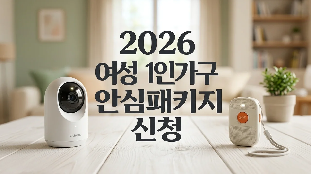 2026 여성 1인가구 안심패키지 신청방법: 자격, 서류, 혜택 총정리