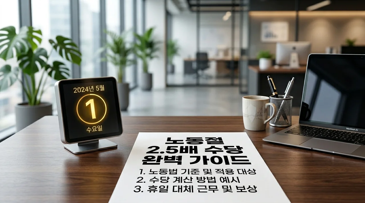 [2026 최신] 노동절 2.5배 수당 완벽 가이드: 계산법부터 적용 대상까지 총정리