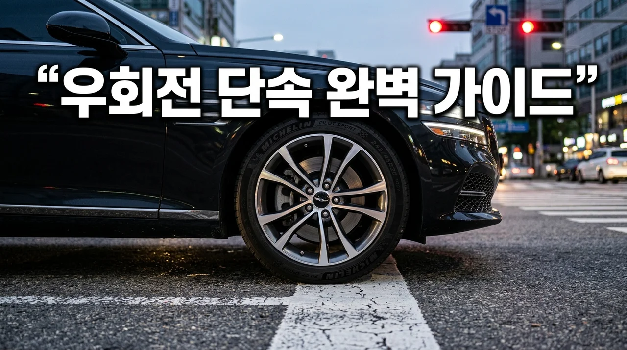 2026 우회전 단속 기준 완벽 가이드: 일시정지 방법부터 범칙금까지
