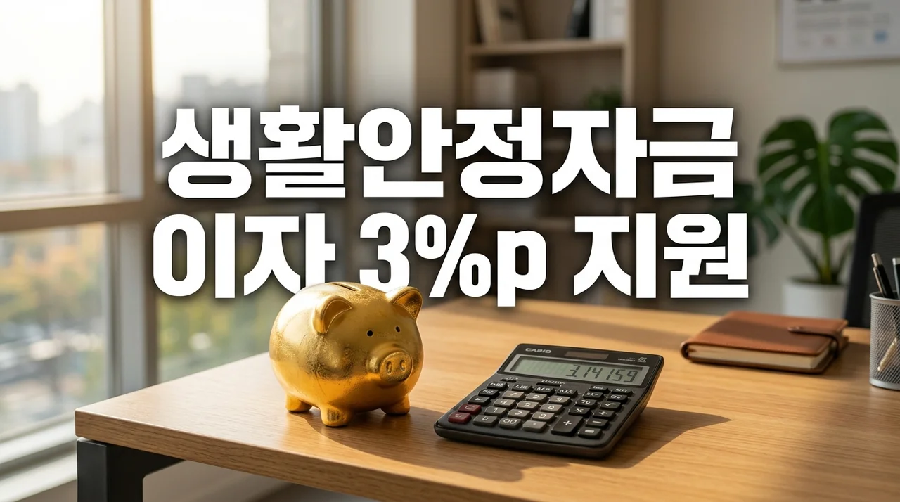 2026 생활안정자금 이차보전 융자 총정리: 대출이자 3%p 지원 혜택 및 신청방법