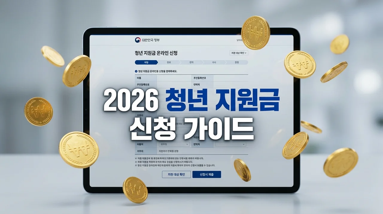 2026 청년 지원금 신청 방법 총정리: 자격 조건, 금액, 신청 절차 가이드