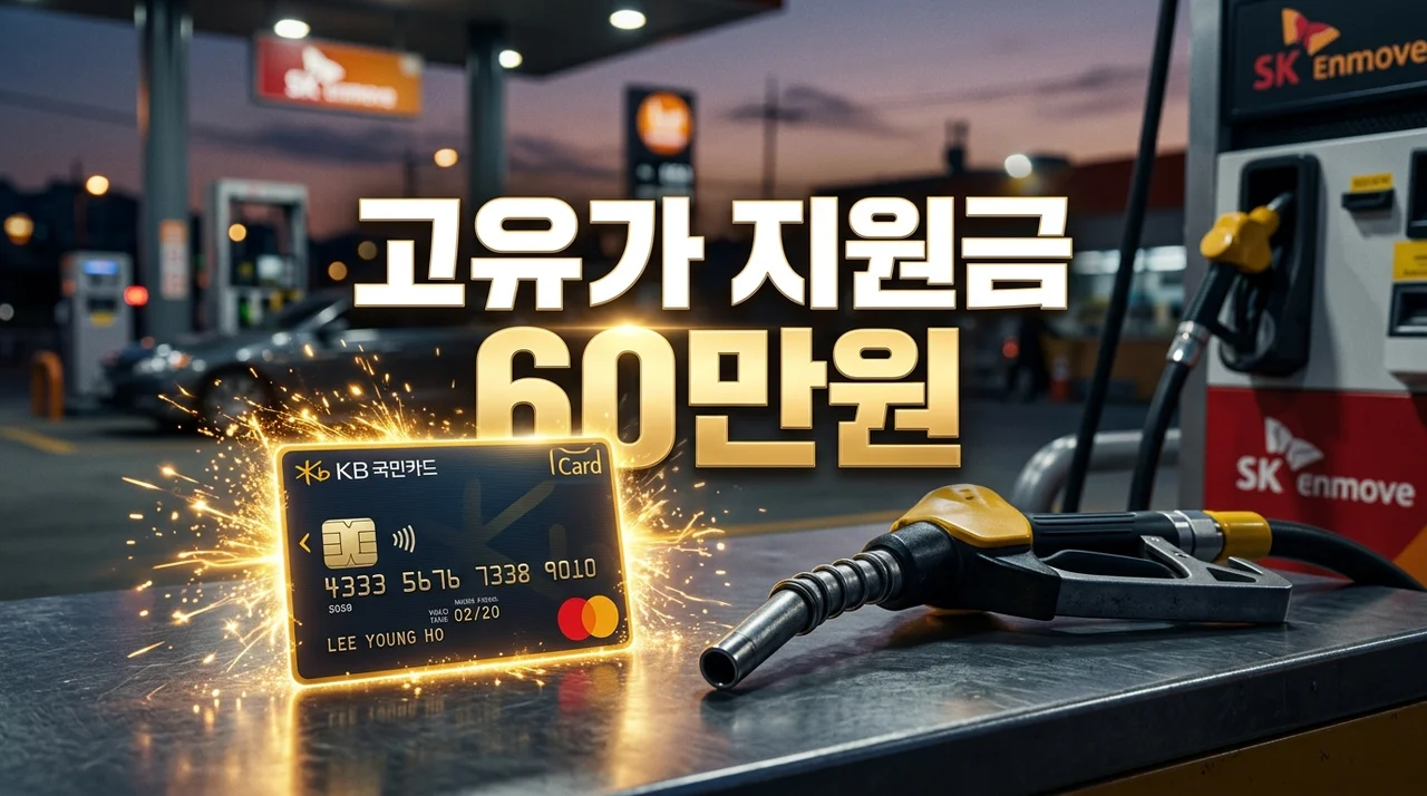 KB 국민카드 고유가 피해지원금 신청방법 및 대상 조회 (최대 60만원)