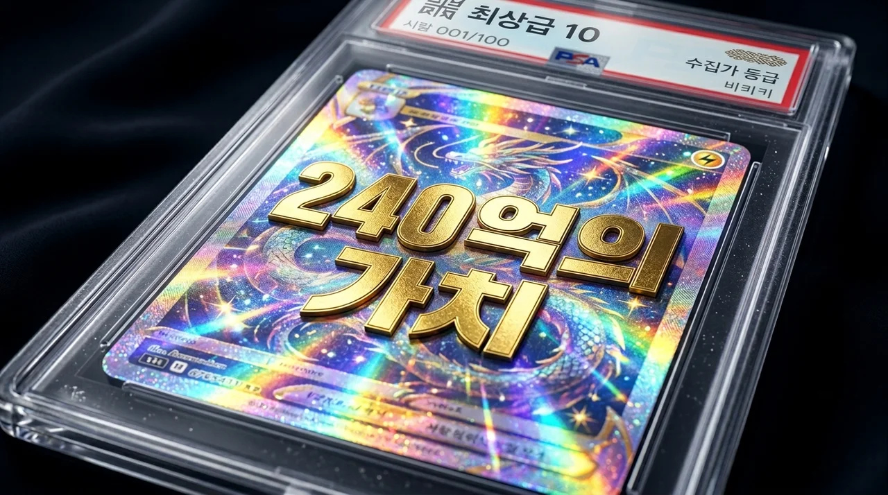 240억 포켓몬 카드? 수익률 3000% 달성하는 수집품 투자 전략