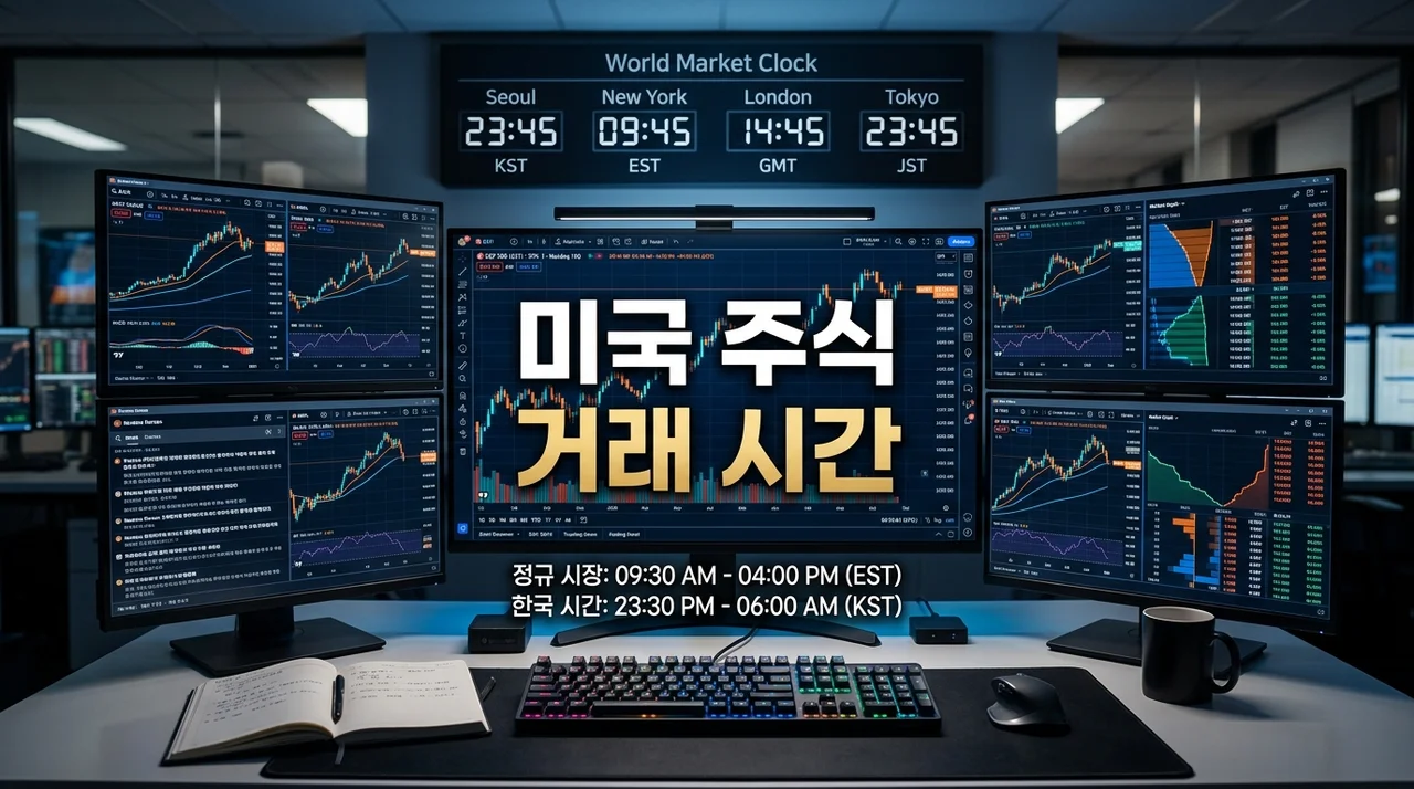 미국 주식 거래 시간 완벽 정리: 서머타임, 프리마켓, 애프터마켓 총정리
