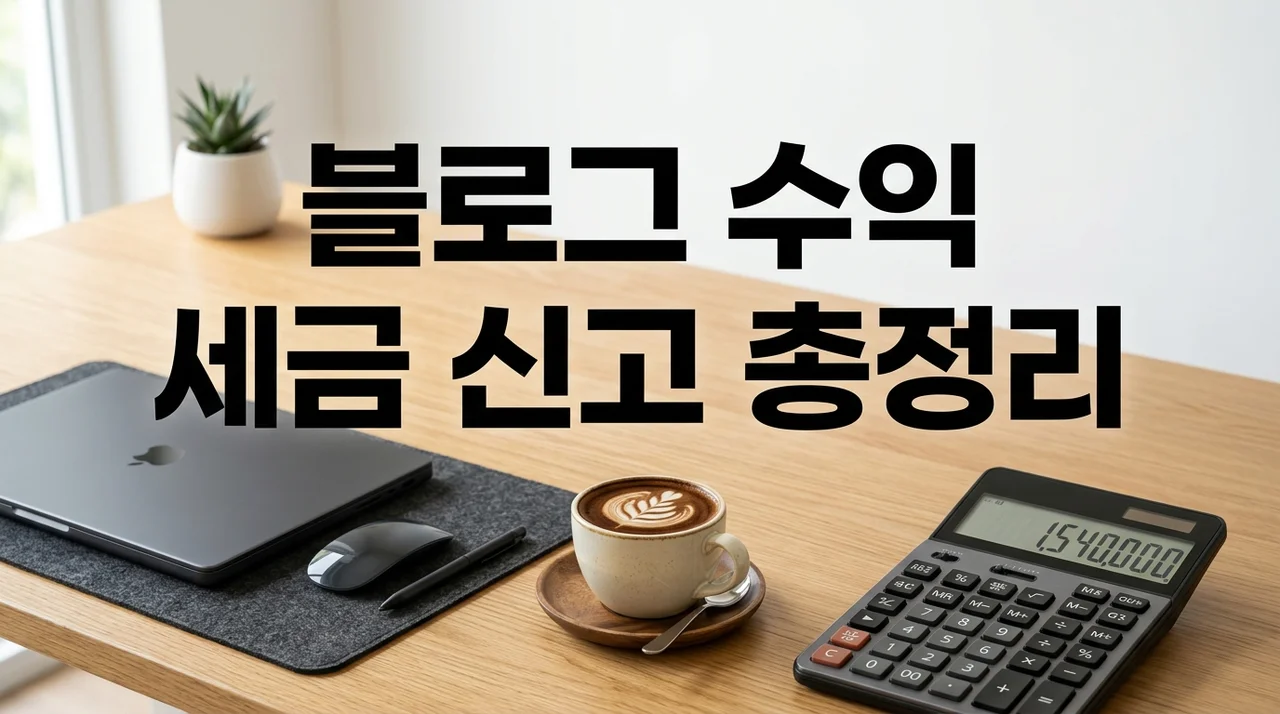 블로그 광고 수익 종합소득세 신고 방법 총정리: 애드센스·애드포스트 세금 가이드