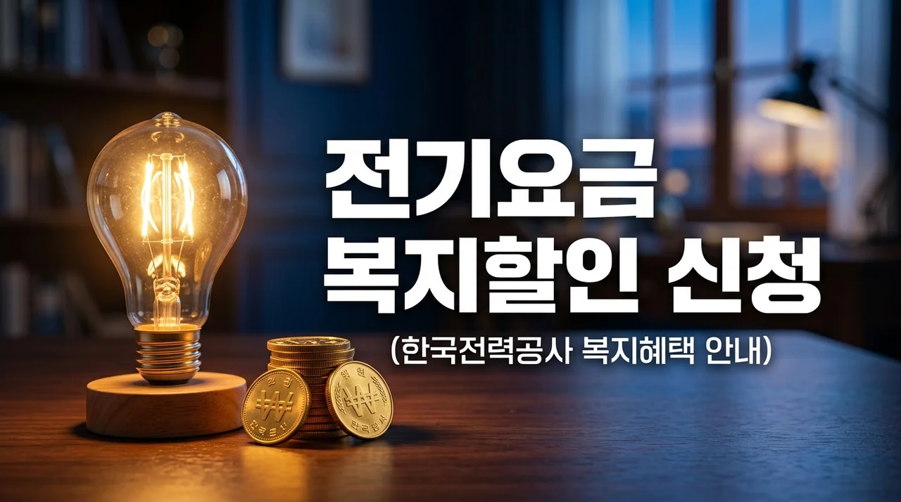 전기요금 복지할인 신청방법과 대상자 혜택 총정리