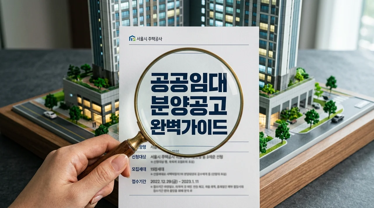 공공임대 아파트 (분양공고, 신청자격, 청약전략)