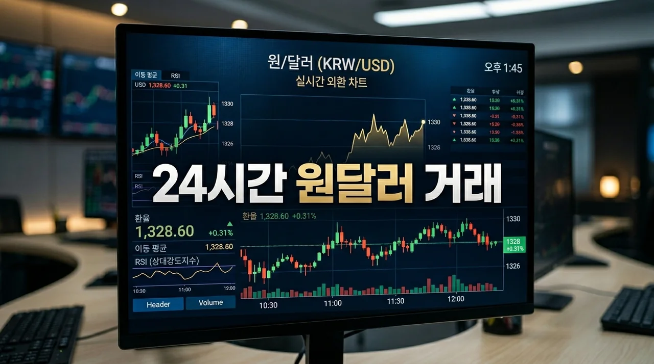 원달러 24시간 외환거래 (공휴일거래, 리스크관리, 플랫폼선택)