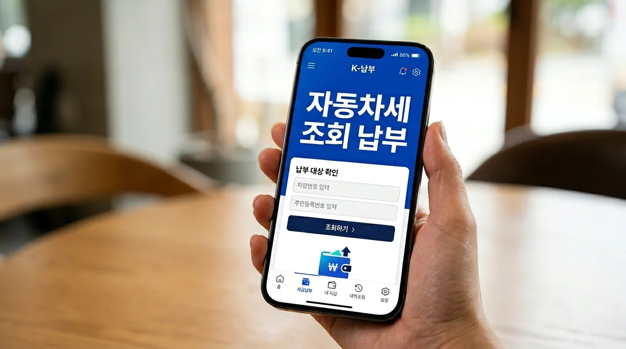 자동차세 납부 (고지서 조회, 연납 할인, 위택스)