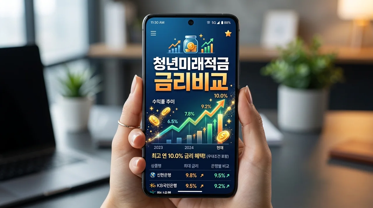 청년미래적금 (은행별 금리, 우대금리, 주의사항)