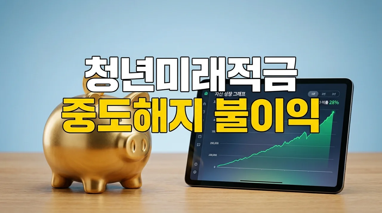 청년미래적금 (중도해지, 정부기여금, 비과세)