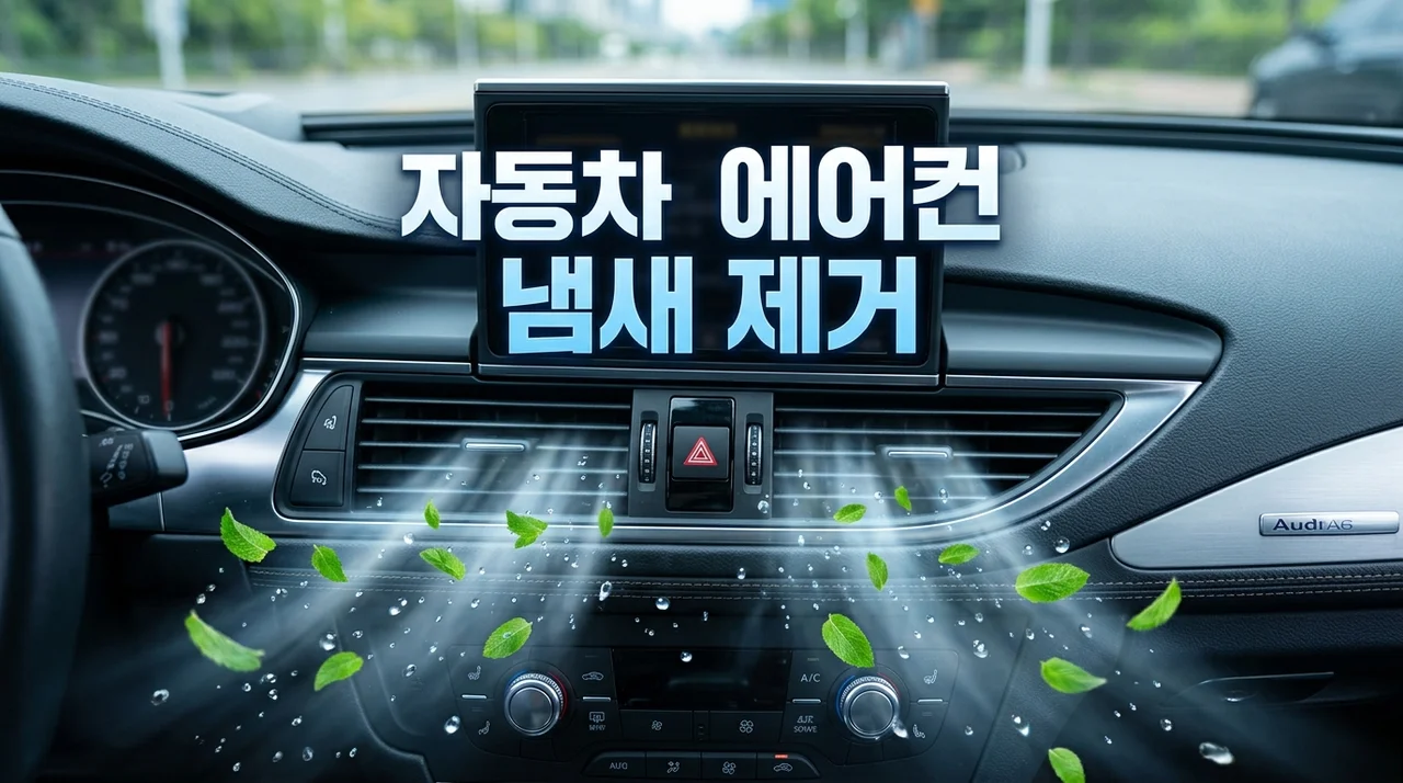 자동차 에어컨 냄새 제거 (필터 교체, 셀프 관리, 에바크리닝)