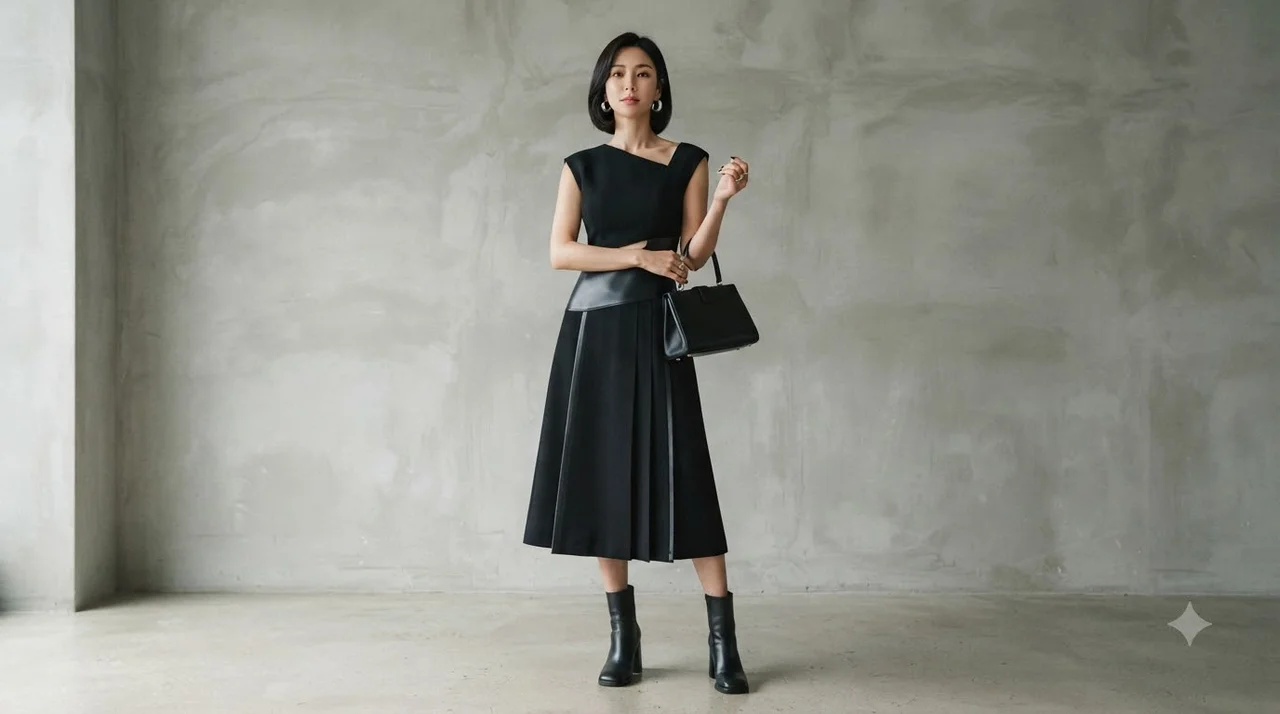 루이비통(Louis Vuitton) 행사 속 모던하고 시크한 스타일