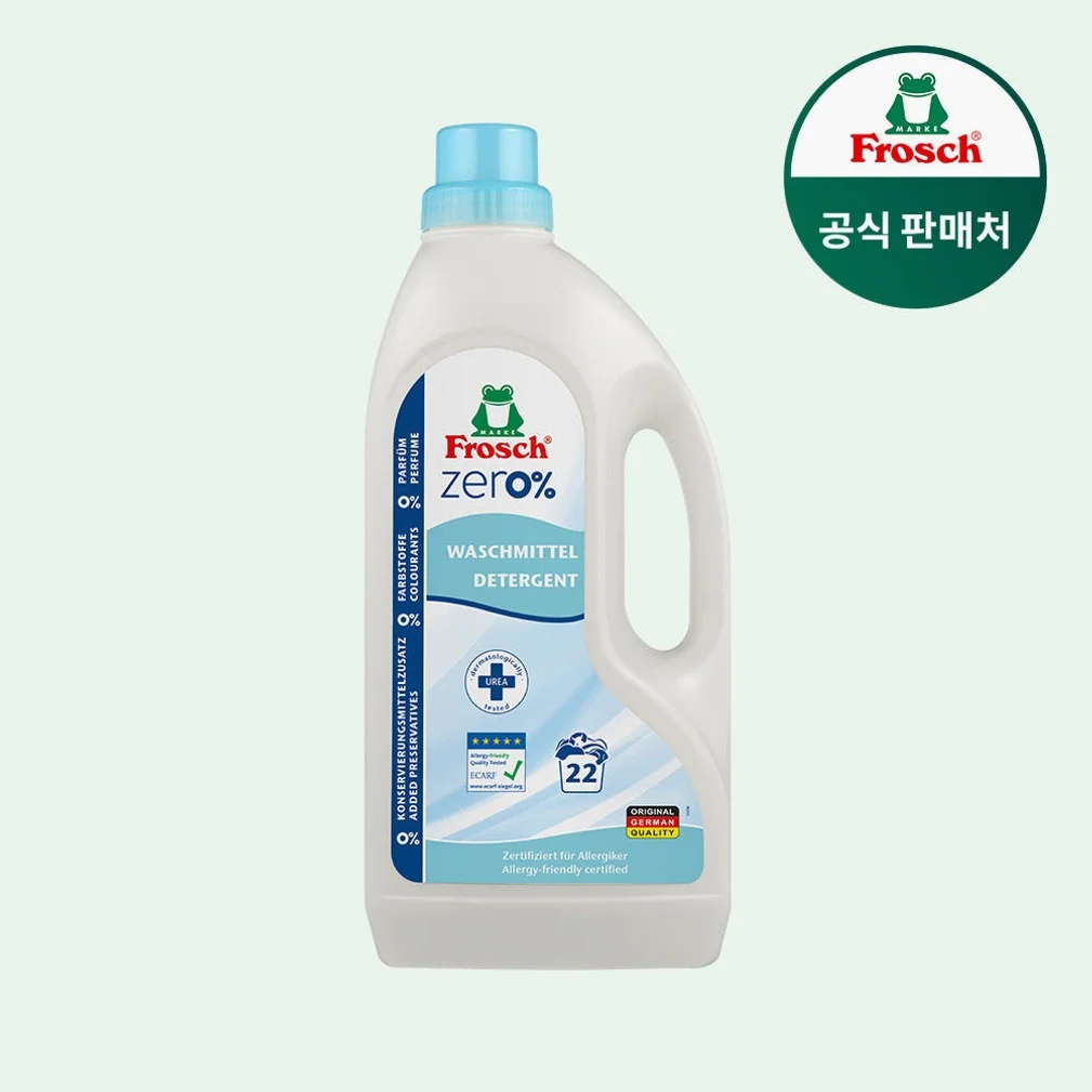 프로쉬 세탁세제 1.5L, 제로, 1개 상세 이미지 1