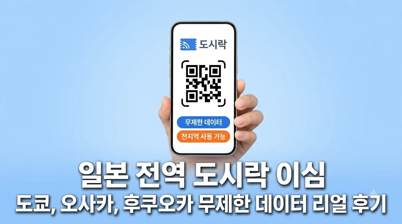 일본이심 eSIM 도쿄 오사카 후쿠오카 무제한 데이터 도시락이심 후기