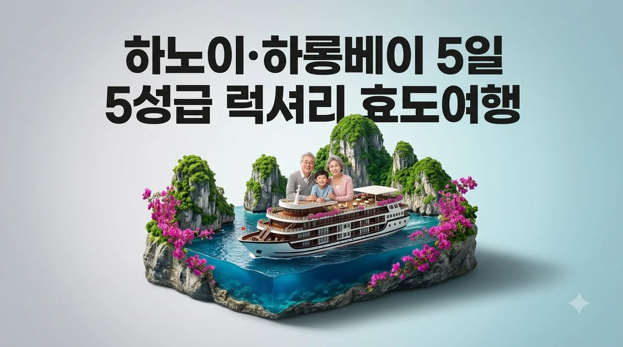하노이·하롱베이 5일, 49만원대로 떠나는 5성급 럭셔리 효도여행