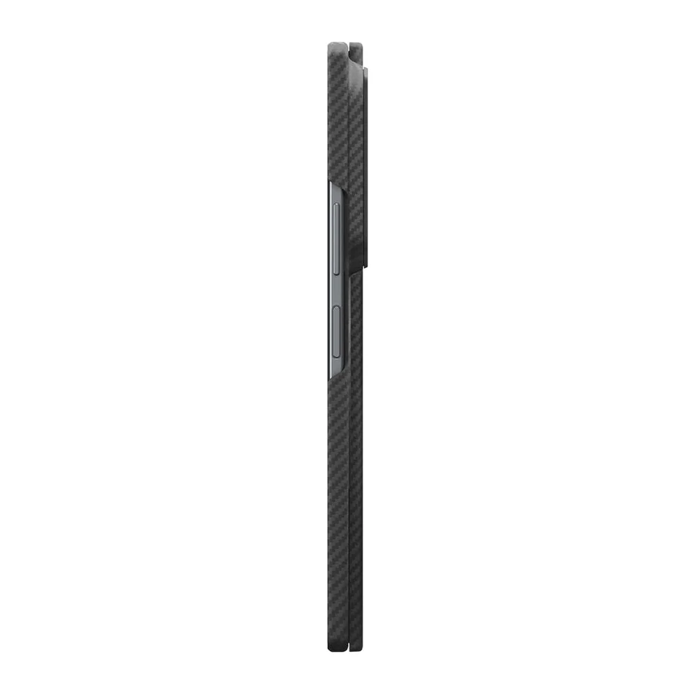 Qi2 20W 인증 갤럭시 맥세이프 케이스 초슬림 카본 에어스킨아라미드 맥핏 갤럭시Z 폴드8 울트라, 아라미드, 블랙 상세 이미지 3
