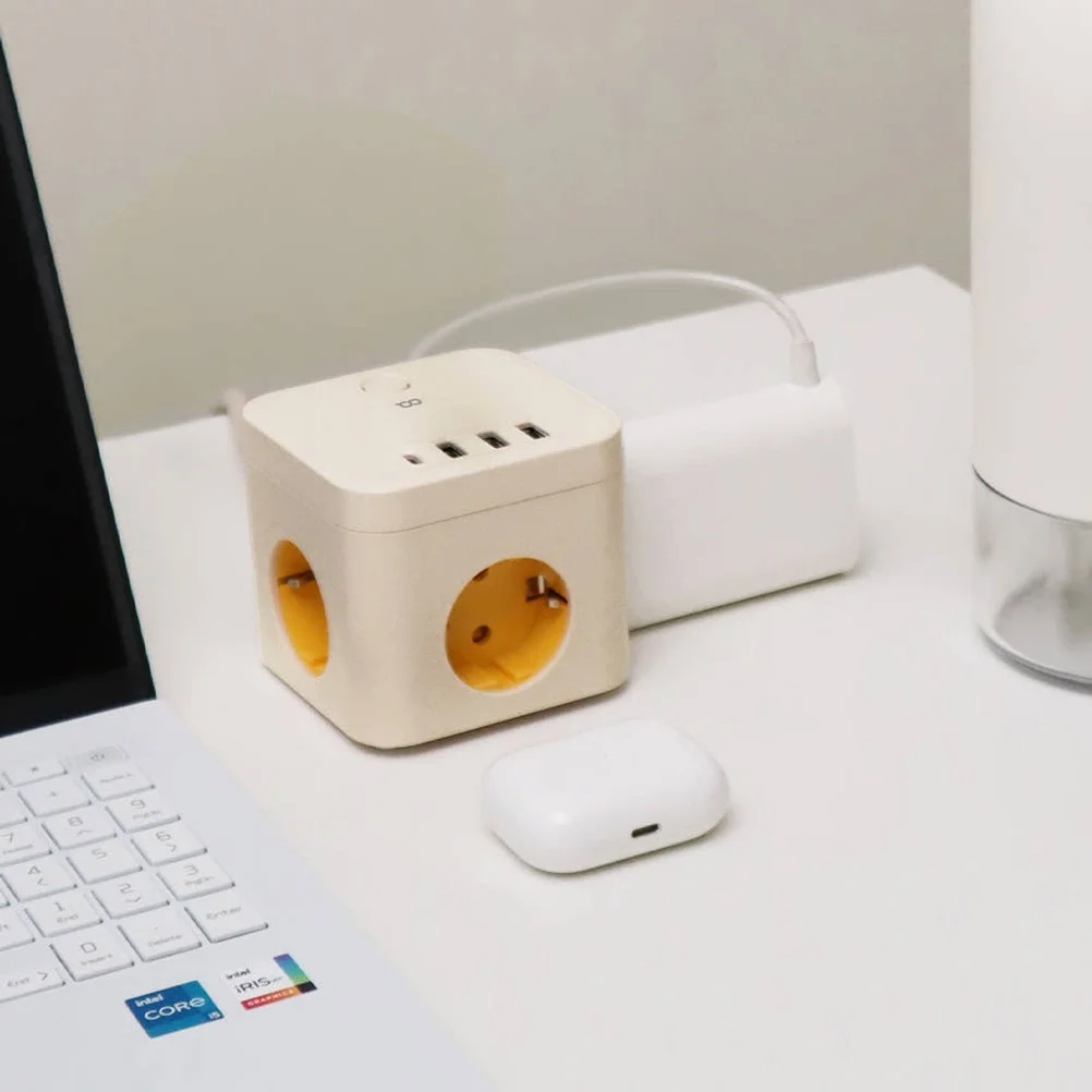 오아 큐브 멀티탭 PD35 대용량 4000W 콘센트 USB C타입 고용량 멀티 3구 어댑터 상세 이미지 1