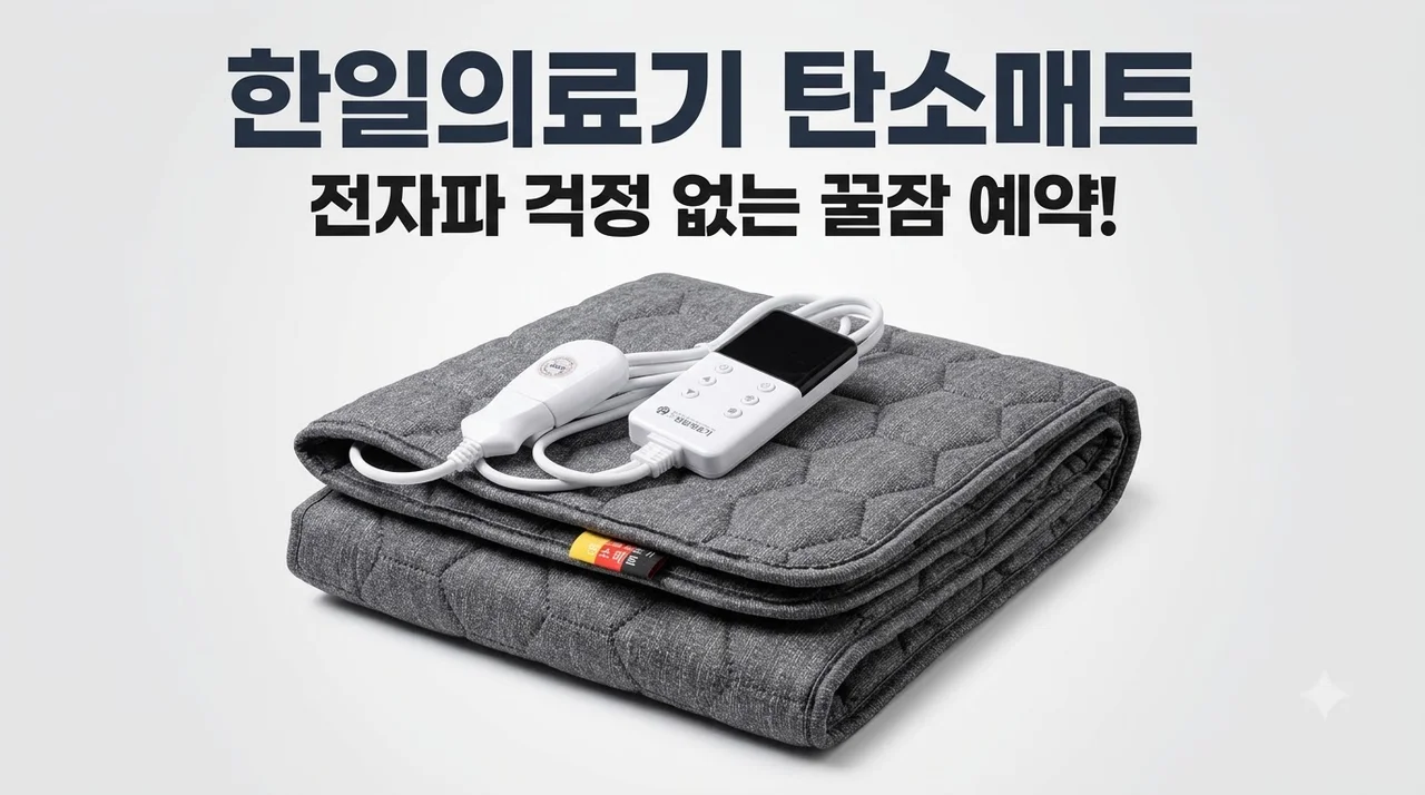 한일의료기 탄소매트 전기매트, 전자파 걱정 없는 꿀잠 예약! 1인용 캠핑 전기요 후기